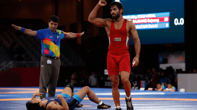 बजरंगाची कमाल | Asian games 2018 Wrestling Competition Win Bajrang Punia