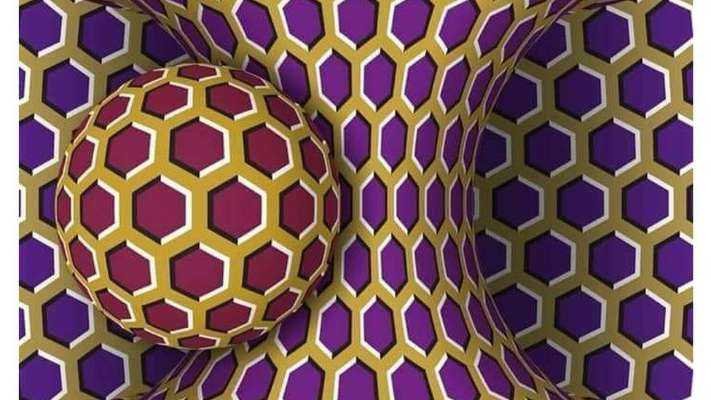 नीट पाहा, तुम्हालाही हे स्थिर चित्र हलताना दिसेल, पण का? | optical illusions pictures