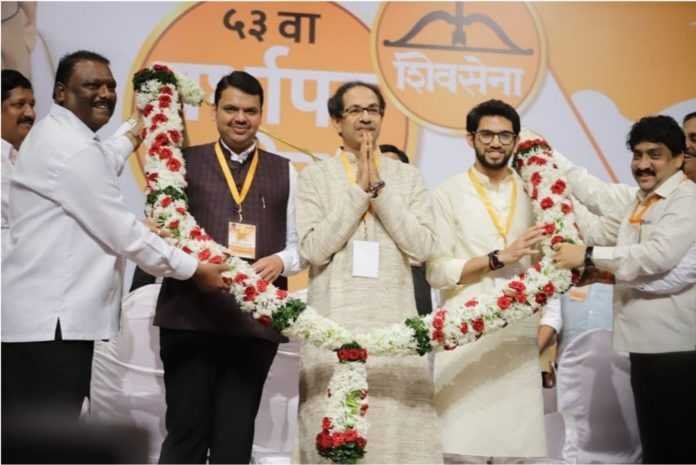 वर्धापन | Chief Minister's reception to Shiv Sena anniversary, indicative message to opponents