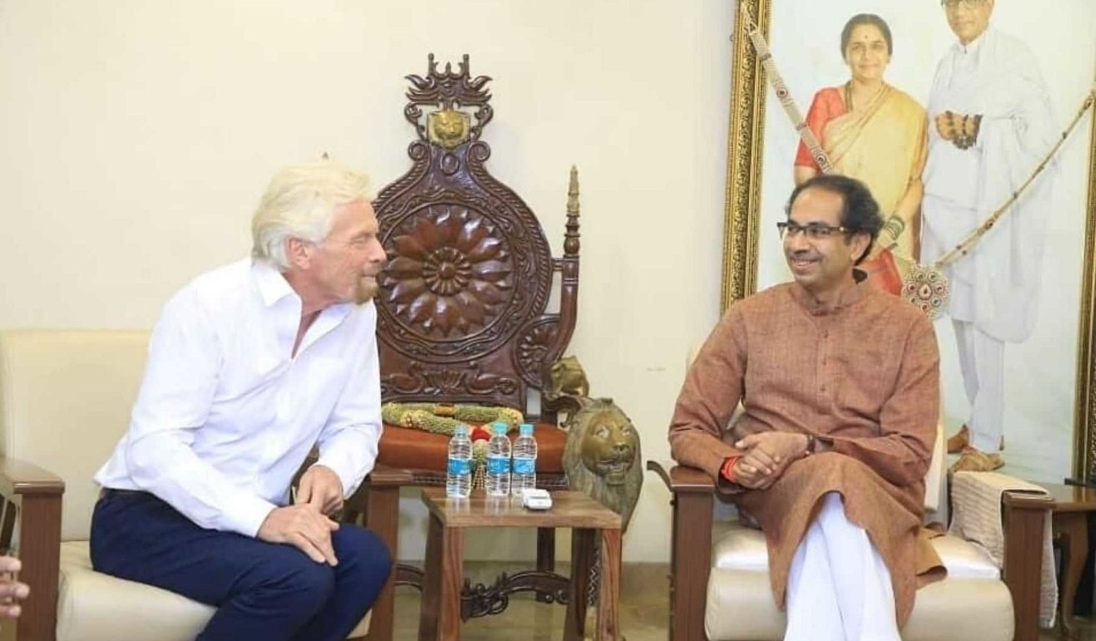 वर्जिन | Chief Minister Uddhav Thackeray meets Virgin Group chief