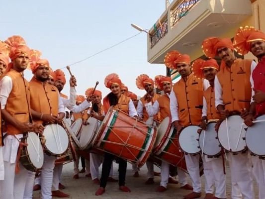 कोरोना काळात ढोल प-Drums during the Corona period